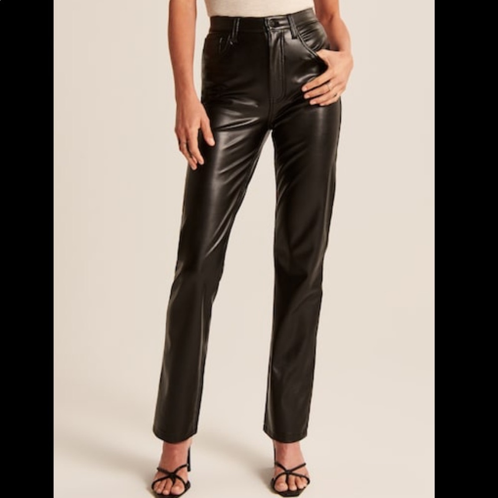 Abercrombie Vegan Leather Pants